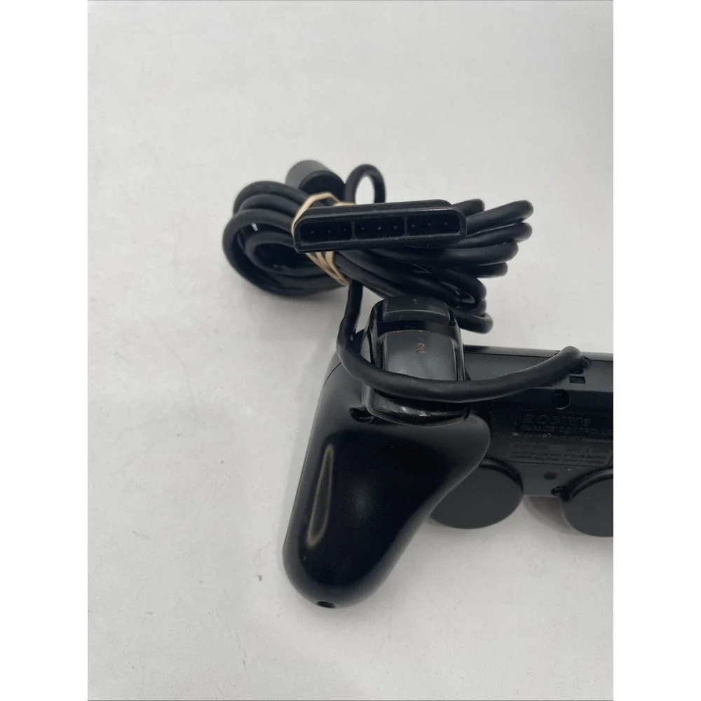 Sony PlayStation 2 Black Wired DualShock 2 Controller SCPH-10010 For PS2 Console
